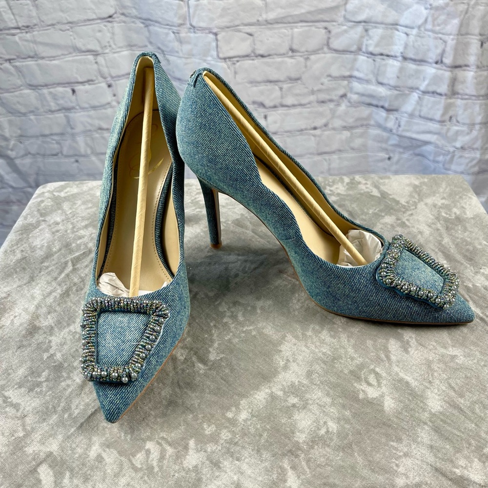 Brand New W/box Sam Edelman Harriet Pointed Toe Pump Size 9 - Picture 13 of 17